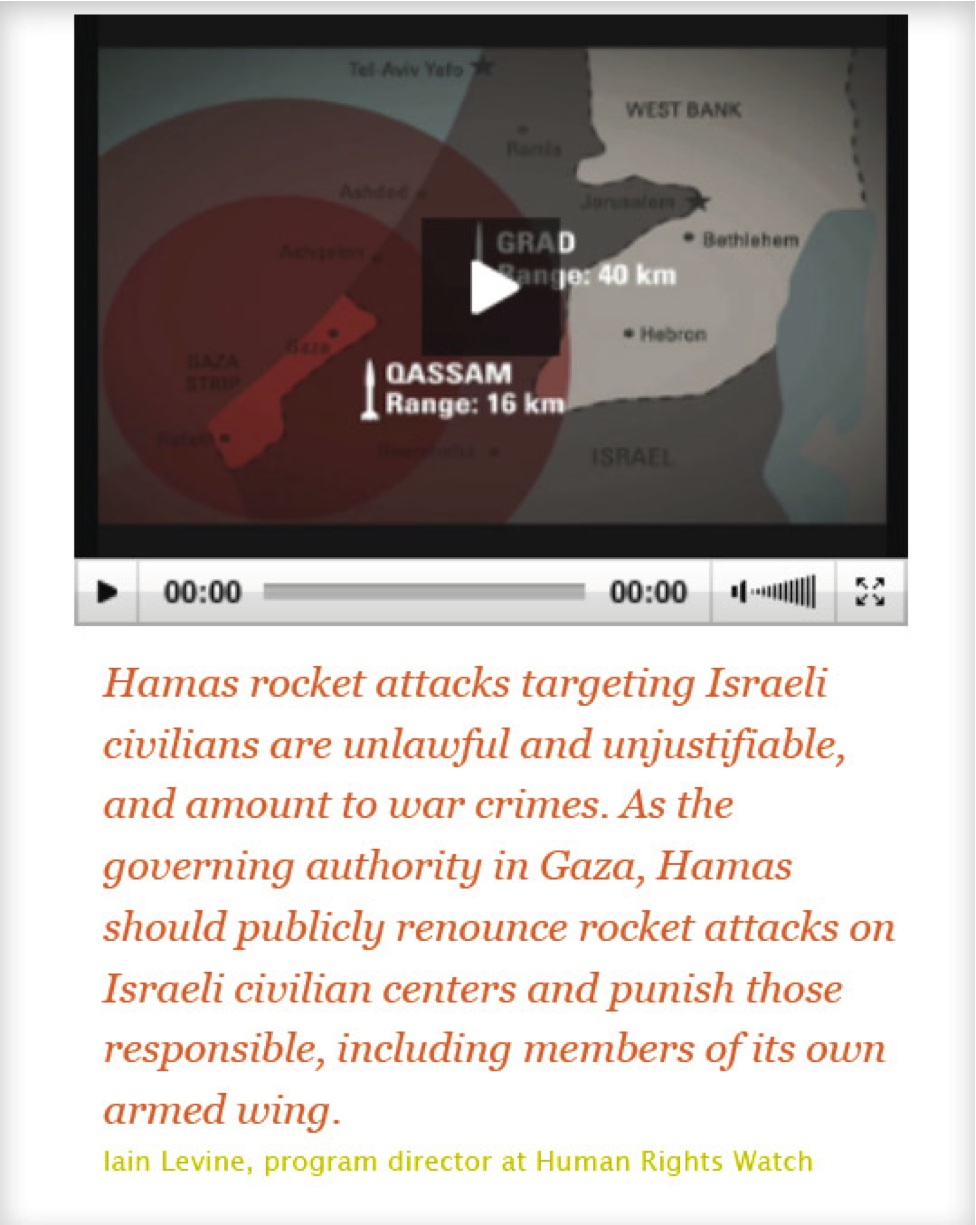 Hamas commits war crimes Human Rights Watch